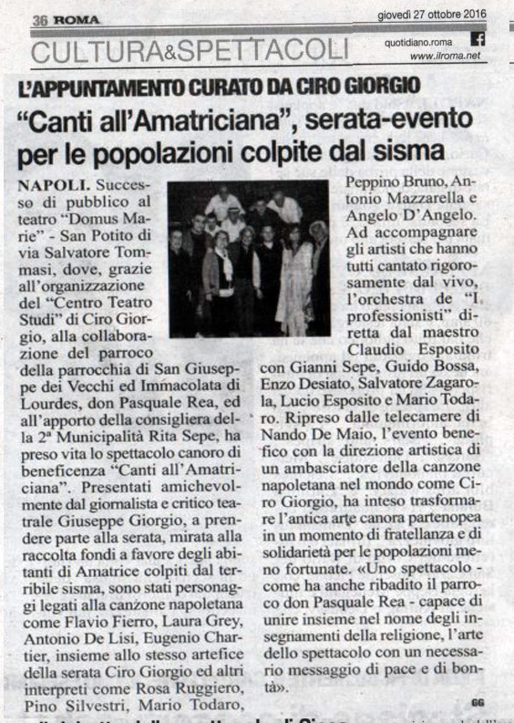 27 ottobre 2016 Arts Cafe